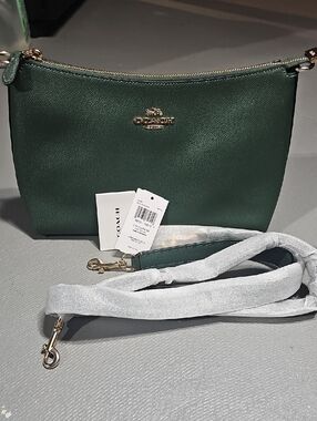 Coach NWT CE584 IM/EVERGLADE Leather Clara Shoulder Bag